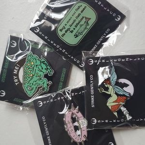 Strike Gently Co pins